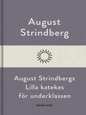 cover image of August Strindbergs Lilla katekes för underklassen